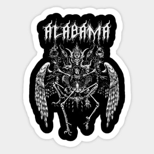 alabama ll darkness Sticker